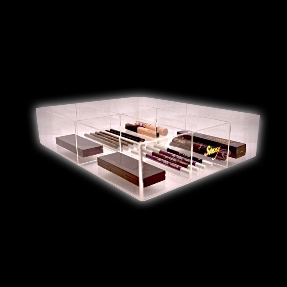 Acrylic makeup organizer for Ikea Alex drawers